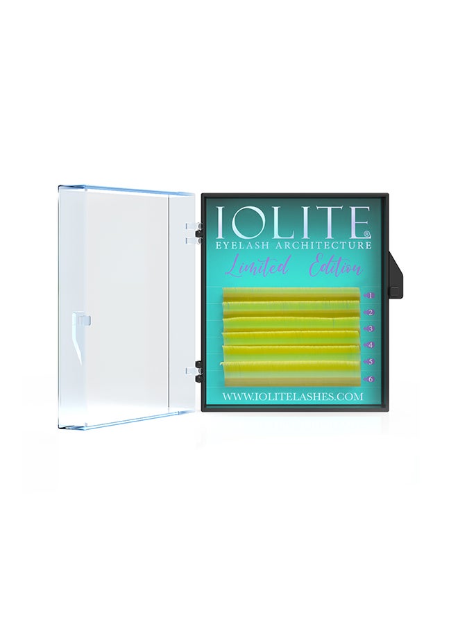 IOLITE Colored Classic Lashes Eyelashes Ombre Yellow B Curl .07T Mix 2
