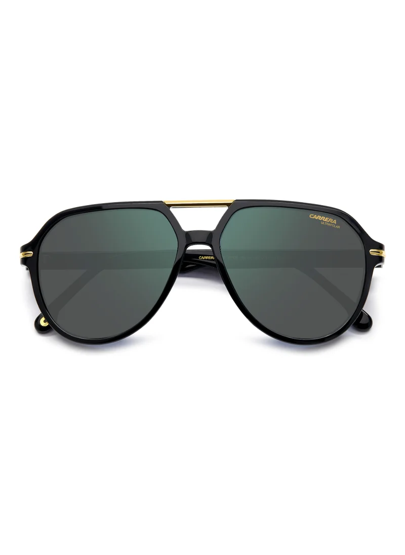 كاريرا Men's UV Protection Sunglasses Carrera 315/S Black 50.4 - Lens Size: 58 Mm