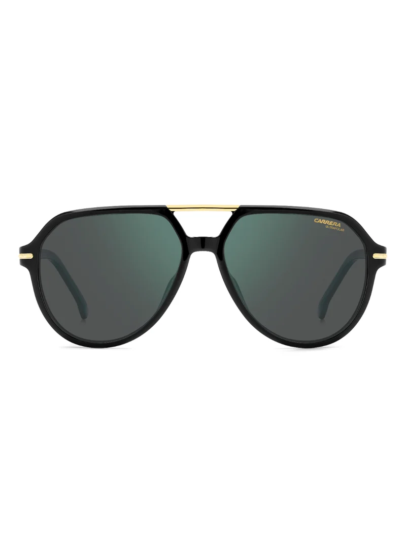 كاريرا Men's UV Protection Sunglasses Carrera 315/S Black 50.4 - Lens Size: 58 Mm