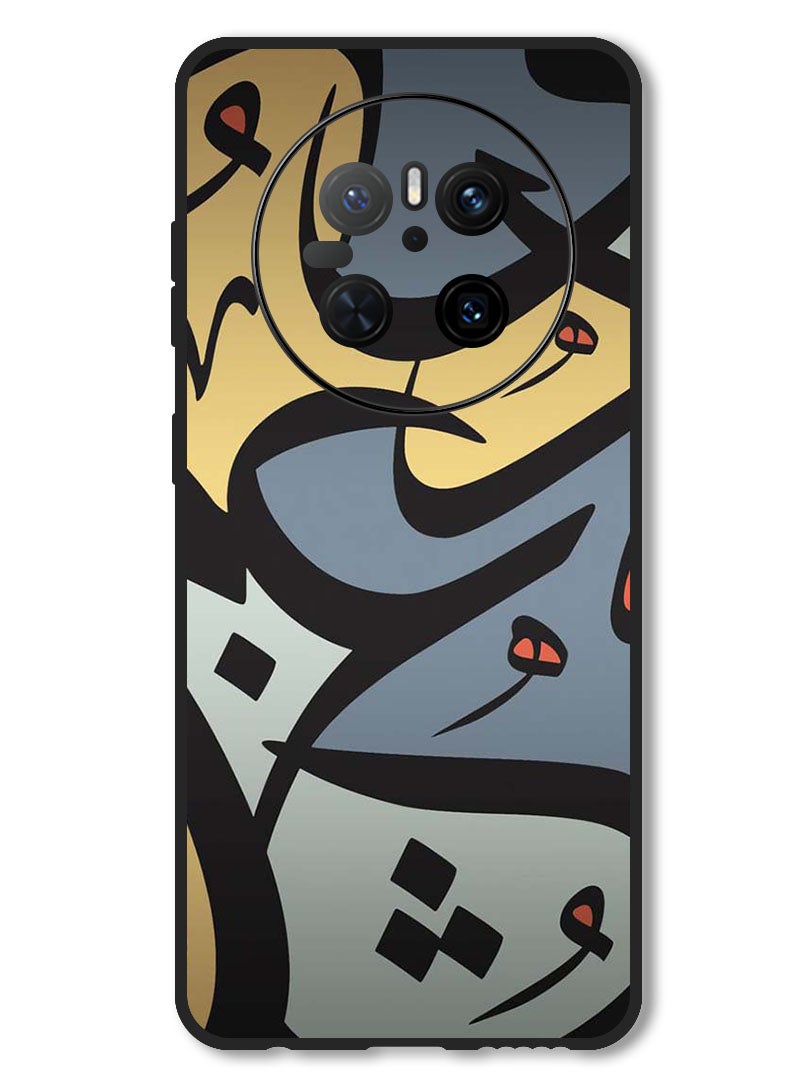 Theodor Case Compatible with Huawei Mate 70 Protection Shockproof Bumper Cover Arabic Design - Image 1