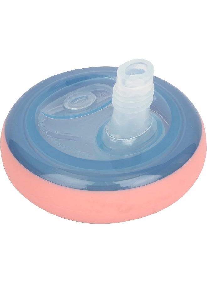 The First Years Insulated Straw Cups for Toddlers 2pk â€“ Ladybug & Marbled â€“ Pink & Blue - Image 5