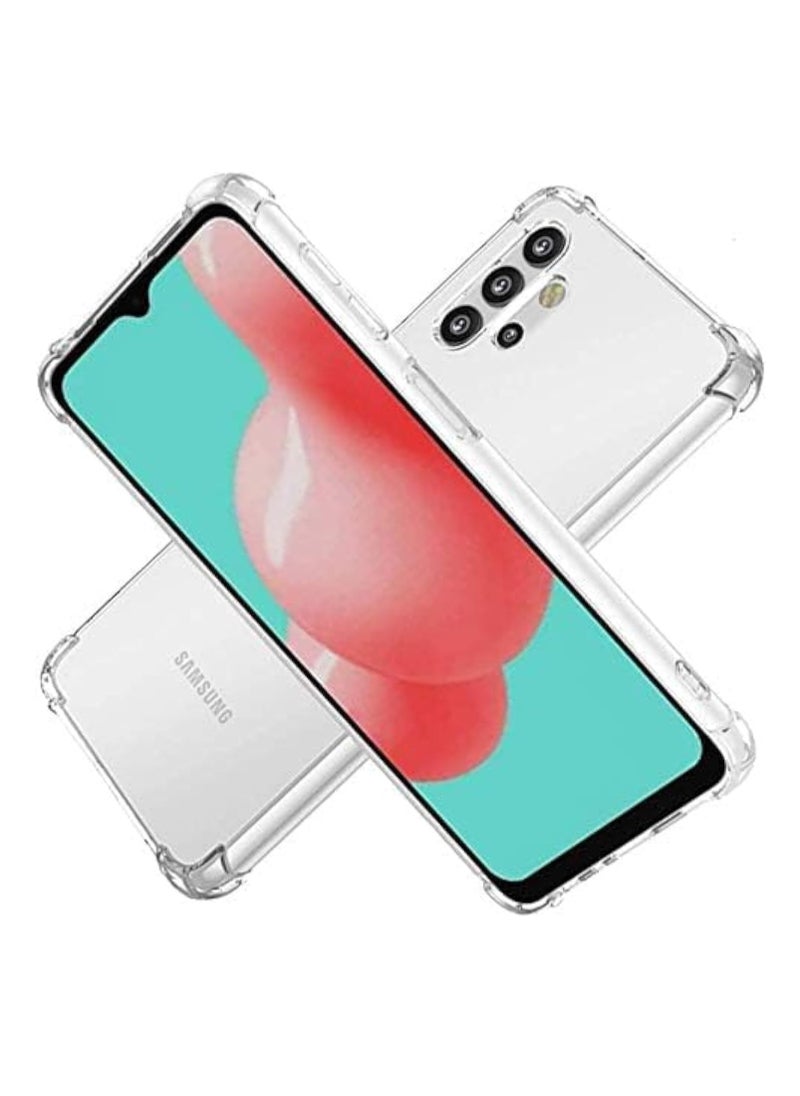 Generic - Case Compatible with Samsung Galaxy A32 4G Case Crystal Clear Soft TPU Gel Case Flexible Silicone Anti-Scratch Protective Transparent - Image 1