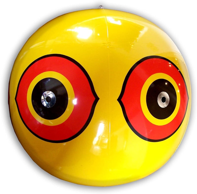 Bird-X Scare-Eye Bird Repellent Predator Eyes Balloon - Yellow - Image 2