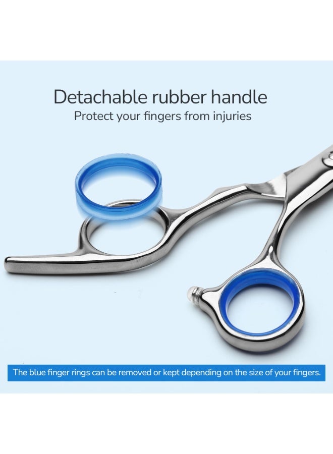 Hair Cutting Scissors,  Professional Hair Scissors 6.5 inch Right-Hand Razor Edge Barber Shears Salon Hair Cutting Shears Made of Japanese Stainless Steel - Image 3