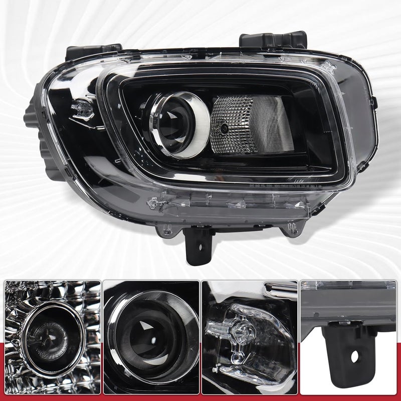Duolctrams Halogen Projector Headlight Assembly for 2020-2023 Hyundai Venue - Right Passenger Side - Image 3