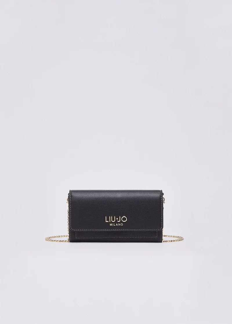 ليو جو Large Wallet with Shoulder Strap