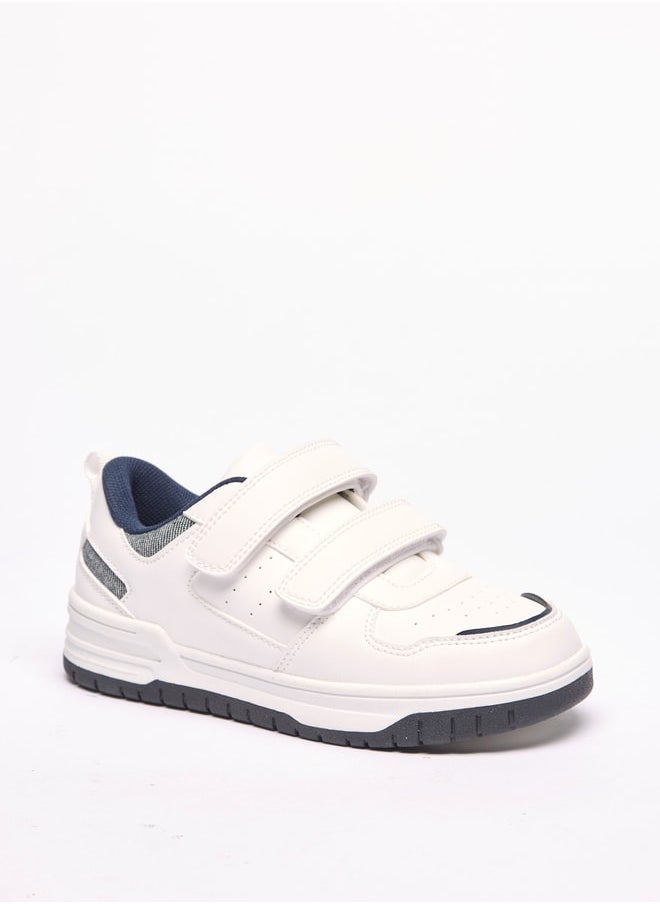 LBL by Shoexpress Boys Panelled Sneakers with Hook and Loop Closure  - Image 1