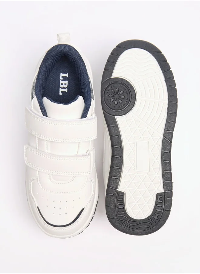 ال بي ال من شو اكسبرس Boys Panelled Sneakers with Hook and Loop Closure