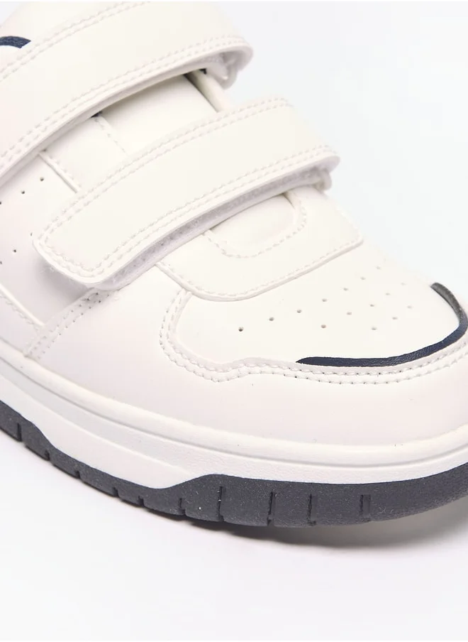 ال بي ال من شو اكسبرس Boys Panelled Sneakers with Hook and Loop Closure