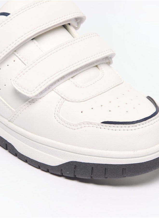 LBL by Shoexpress Boys Panelled Sneakers with Hook and Loop Closure  - Image 4