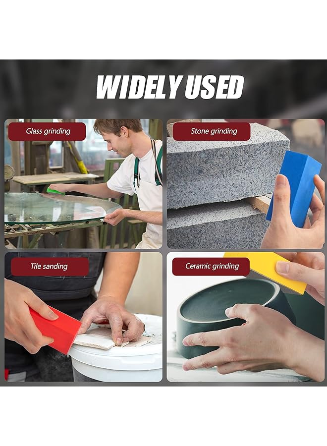 erorex Diamond Polishing Pads 4 Piece Set Multi Grade Versatile For Hand Sanding Of Marble Granite Ceramics Concrete And Glass Wet Dry Compatible Includes 60 100 200 400 Grit Sizes - Image 2