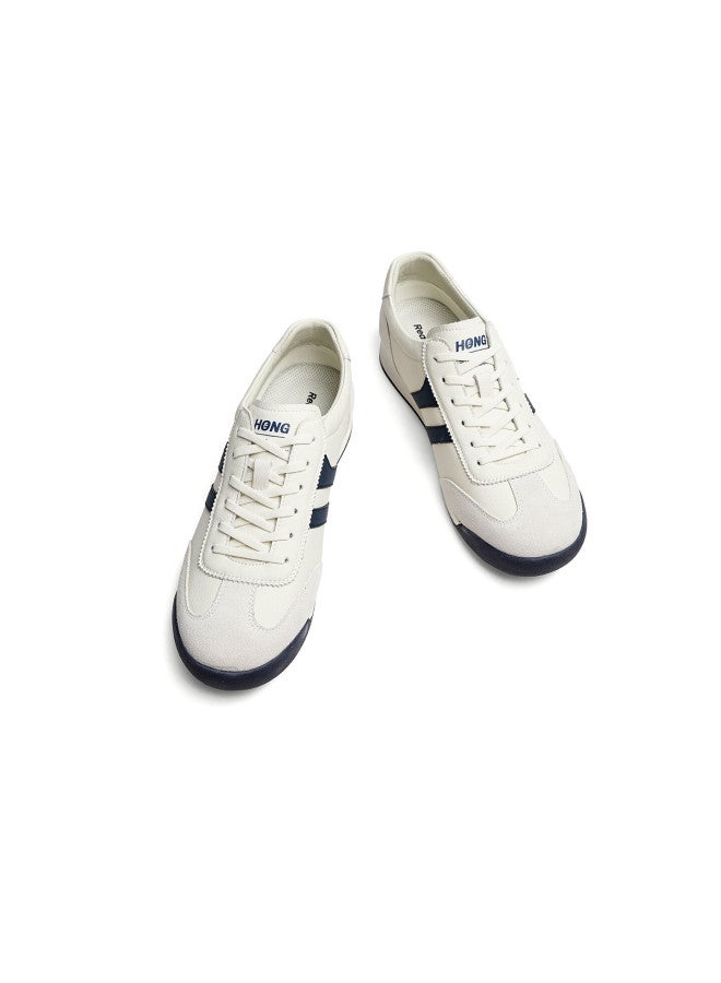 Red Dragonfly Dexun Men's Shoes, Autumn Soft-soled Sports Casual Shoes, Forrest Gump Shoes, White Sneakers Wha35050 White/blue, Size 42 - Image 2