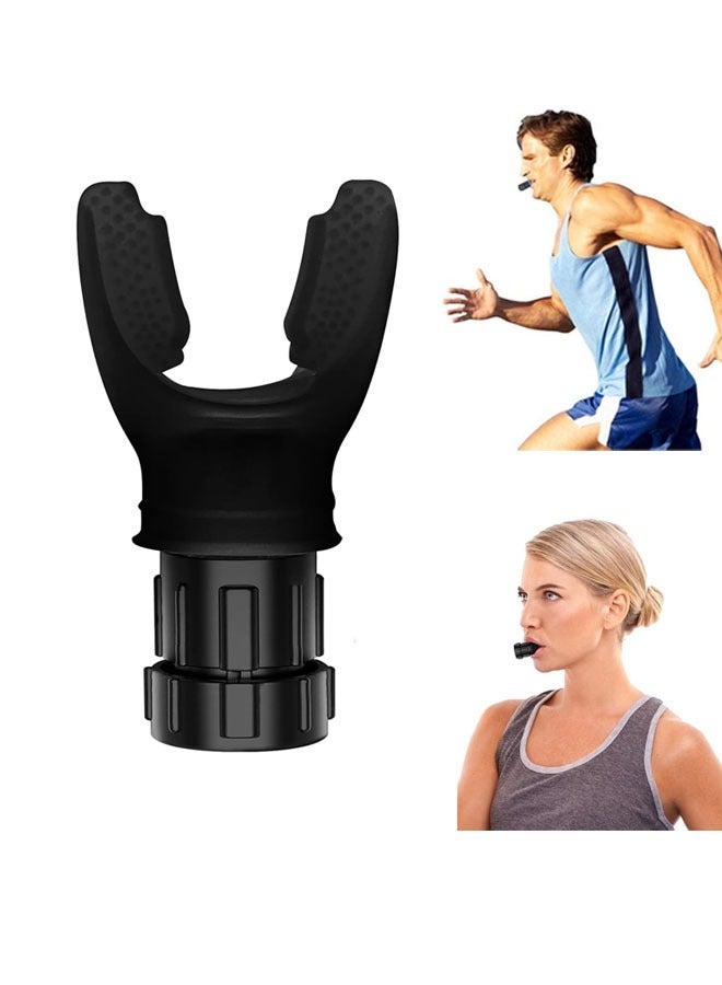 Aikanbo Lung Breathing Training Device,Sports Breathing Trainer Silicone Hypoxia Training Device Endurance Training Portable Breathing Apparatus Fitness Trainer For Runners, Athletes, Sports Lovers - Image 1