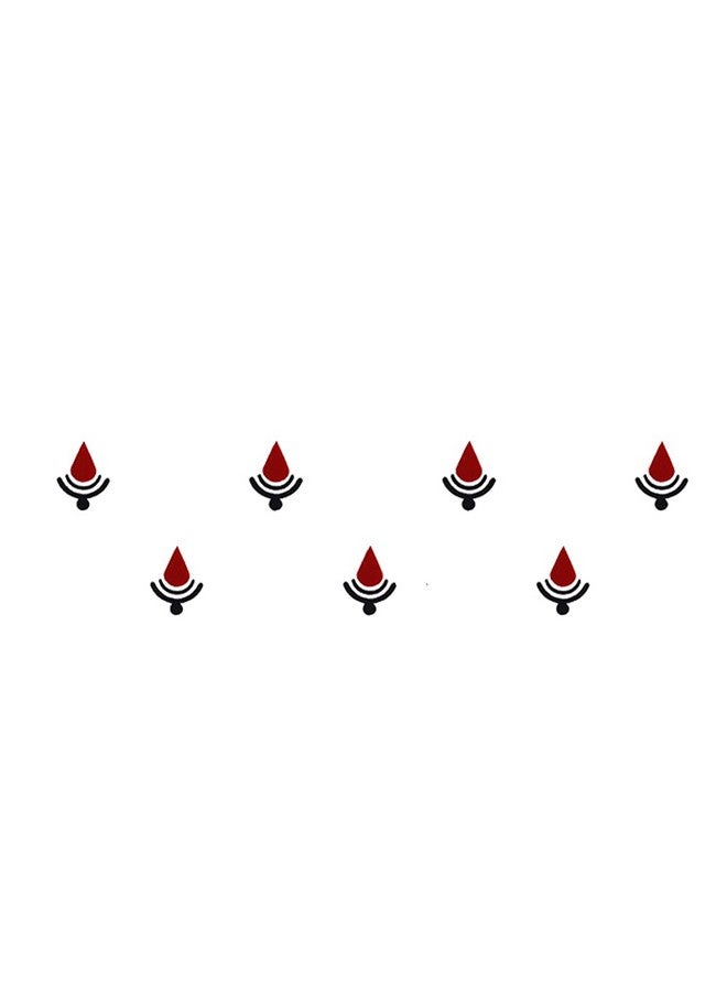 Comet Busters Beautiful Red and Black Bindi (BIN780) - Image 1