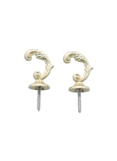 2-Piece Curtain Hook Gold  3 x 2 x 2 cm SACO.MP.HOOK.17YH002.P