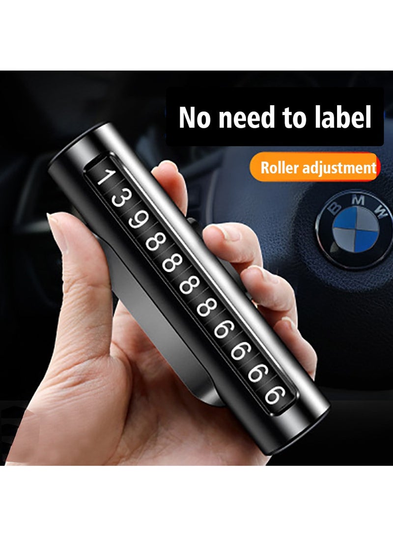 Generic 1 Pcs Car Phone Number Sign,Car Temporary Parking Card, Plate Car Parking Card Number Plate Universal Moving Automobile Stop Parking Number Sign for Cars - Image 5