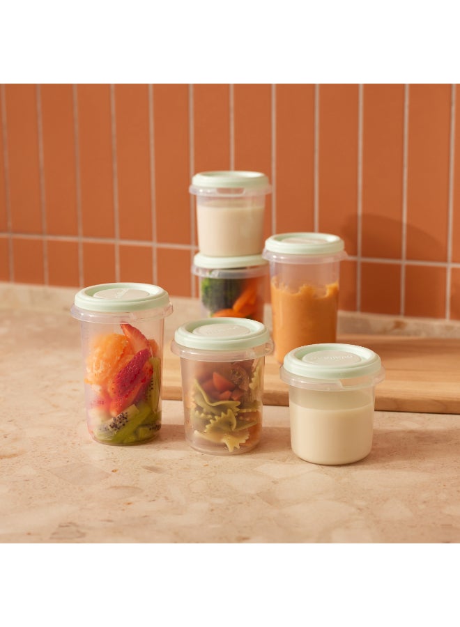 Miniland Hermisized Mint Airtight Baby Food Storage Containers (Set of 6 – Assorted Sizes) - Image 4