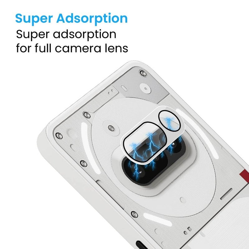 FIRST MART Premium Camera Lens Protection For Nothing Phone 3A 5G (6.7 Inches) With Edge-to-Edge Protector Coverage and Installation Kit |Crystal Clear, Pack of 1 - Image 3