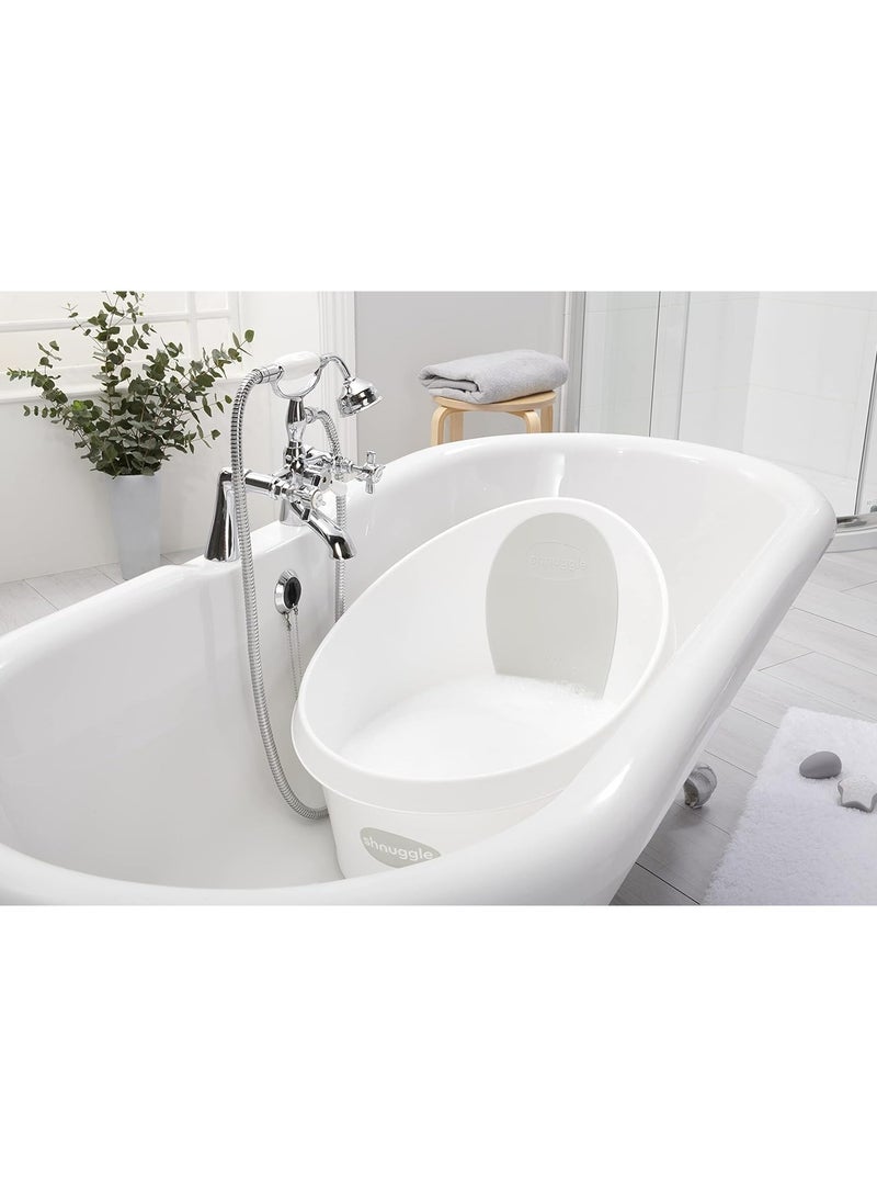 Shnuggle حوض استحمام للأطفال الصغار | حوض كبير للأطفال الأكبر سناً | دعم مقعد حوض الاستحمام للأطفال | يناسب في الدش وحوض الاستحمام للبالغين - Image 3