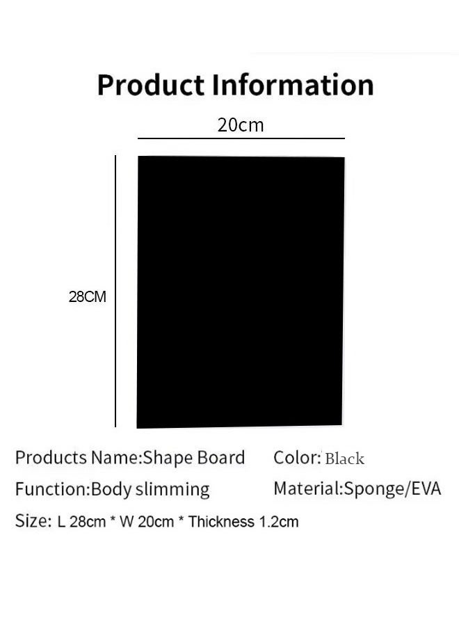 ZVEV 3PCS Lipo Foam, Lipo Foam Pads, Flattening Abdominal Foam Board(Black)  - Image 4