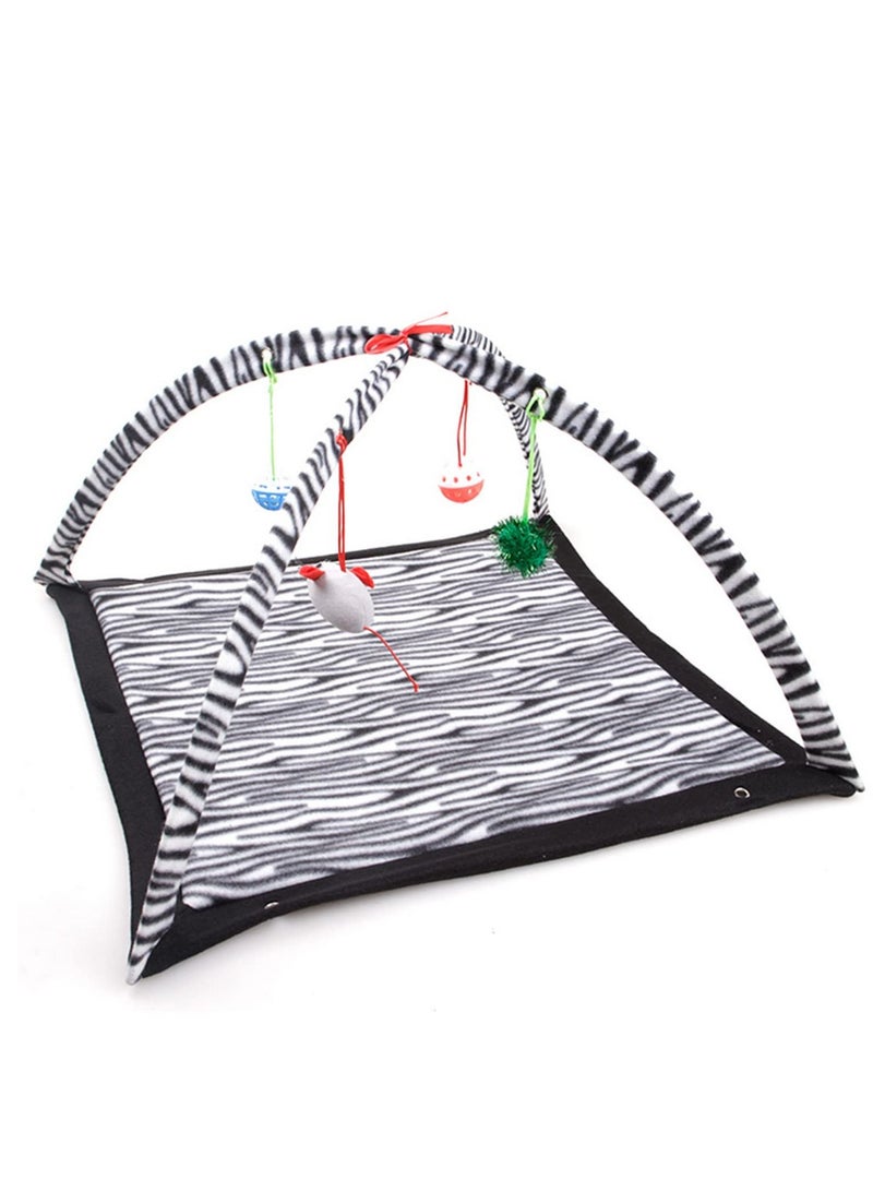 الحيوانات الأليفة القط السرير لعب القط خيمة لعبة المحمول لعبة القط السرير مفرش بطانية الحيوانات الأليفة الأثاث القط البيت الكرة - Image 4