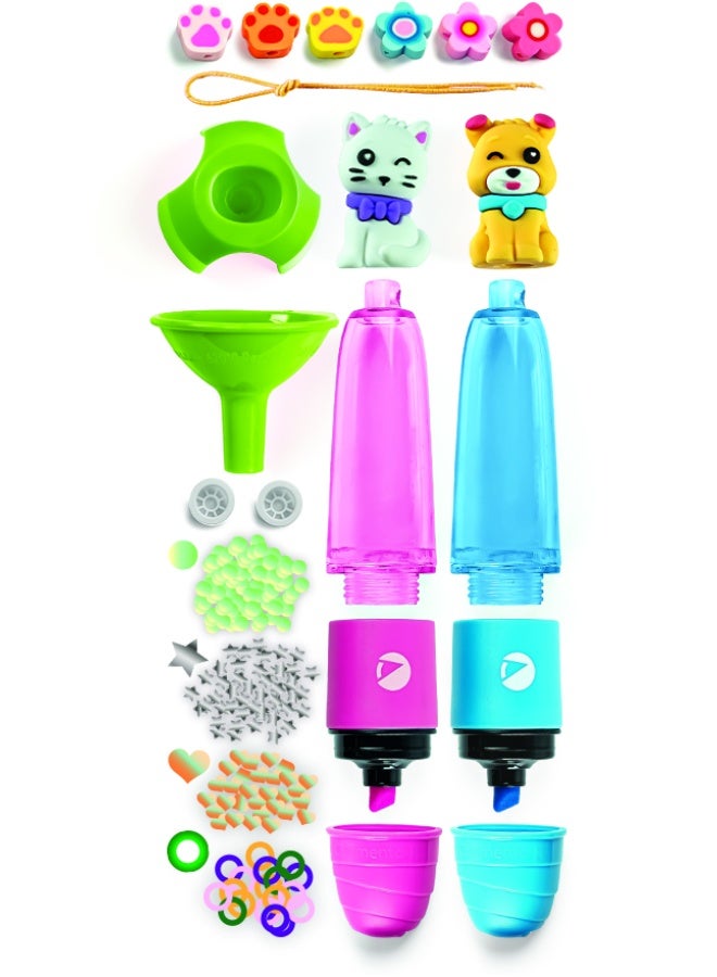 Clementoni كليمنتوني فكرة اصنع هايلايتر حيواناتك الأليفة اللطيفة | افعلها بنفسك | مجموعة حرف يدوية | تعليمية وتعلمية | هدية إبداعية للأطفال والبالغين - Image 3