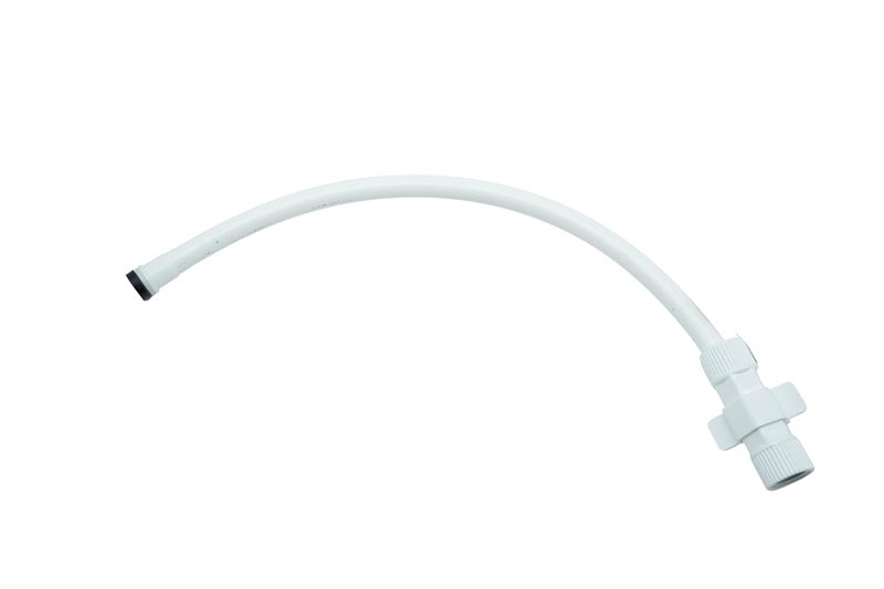 LUVBATH FITTING 9-Inch (22 cm) PTMT Connection Pipe | White | Leakproof Hose for Hot & Cold Water | Kitchen, Bathroom, Toilet, Sink & Geyser | Pack of 1, 9-Inch (22 cm) - Image 1