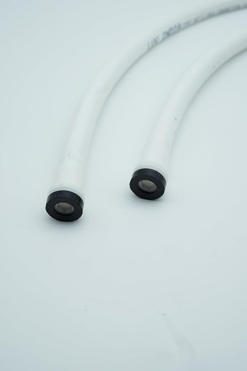 LUVBATH FITTING 9-Inch (22 cm) PTMT Connection Pipe | White | Leakproof Hose for Hot & Cold Water | Kitchen, Bathroom, Toilet, Sink & Geyser | Pack of 1, 9-Inch (22 cm) - Image 5