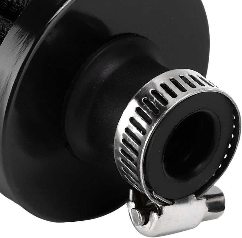 أكوزون فلتر هواء، Akozon 13mm 0.5inch فلتر هواء صغير مدخل تهوية تنفس علبة المرافق ملحق سيارة عالمي (أسود) خفيف الوزن ومتين في نفس الوقت - Image 5