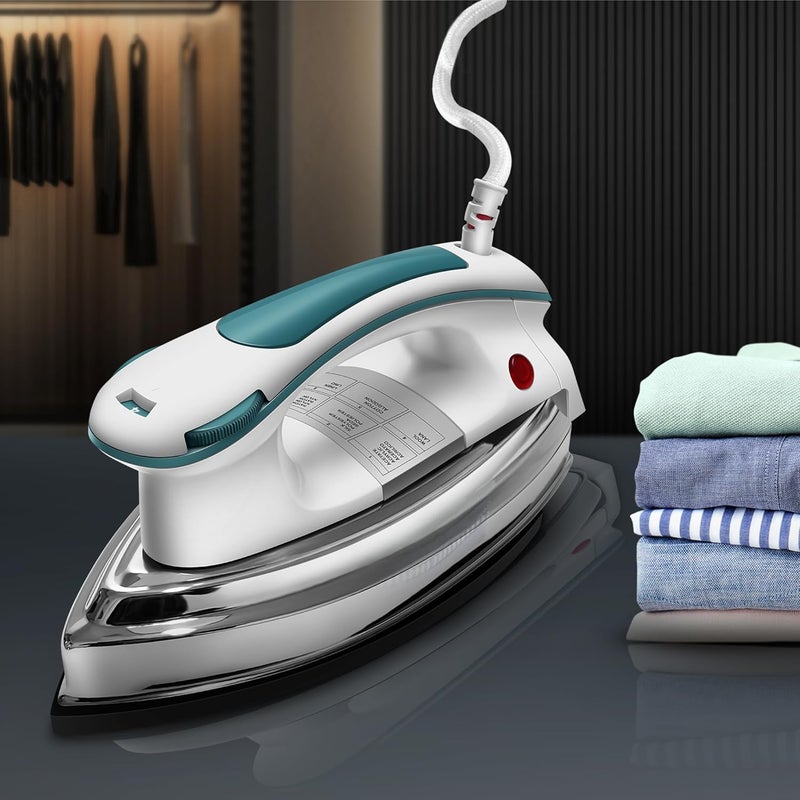 Wipro Elato GD203 1200 Watt Heavyweight Dry Iron Quick Heat Up Anti Bacterial German Weilburger Dual Coated Soleplate5 Modes Dry Iron PressWrinkle Free Clothes in One Shot 2 Year WarrantyBlue - Image 2