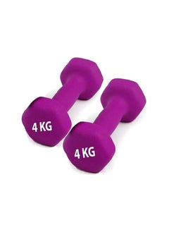 BJM 2-Piece Dumbbell Vinyl 4kg set  - Image 2