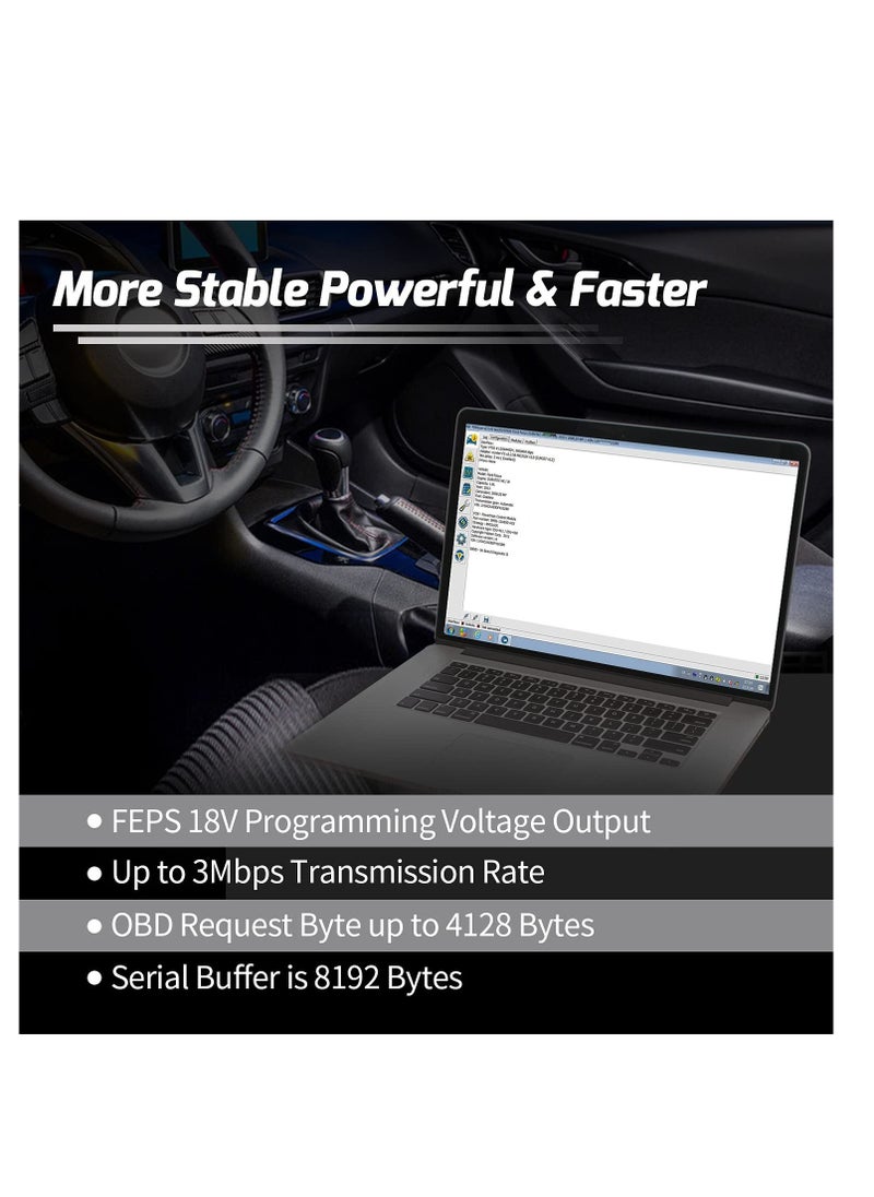 Y&D - OBD to USB Power Cable Adapter, OBD2 Male Female Connector, for for-Scan HS/MS-CAN Auto Switch - Image 1