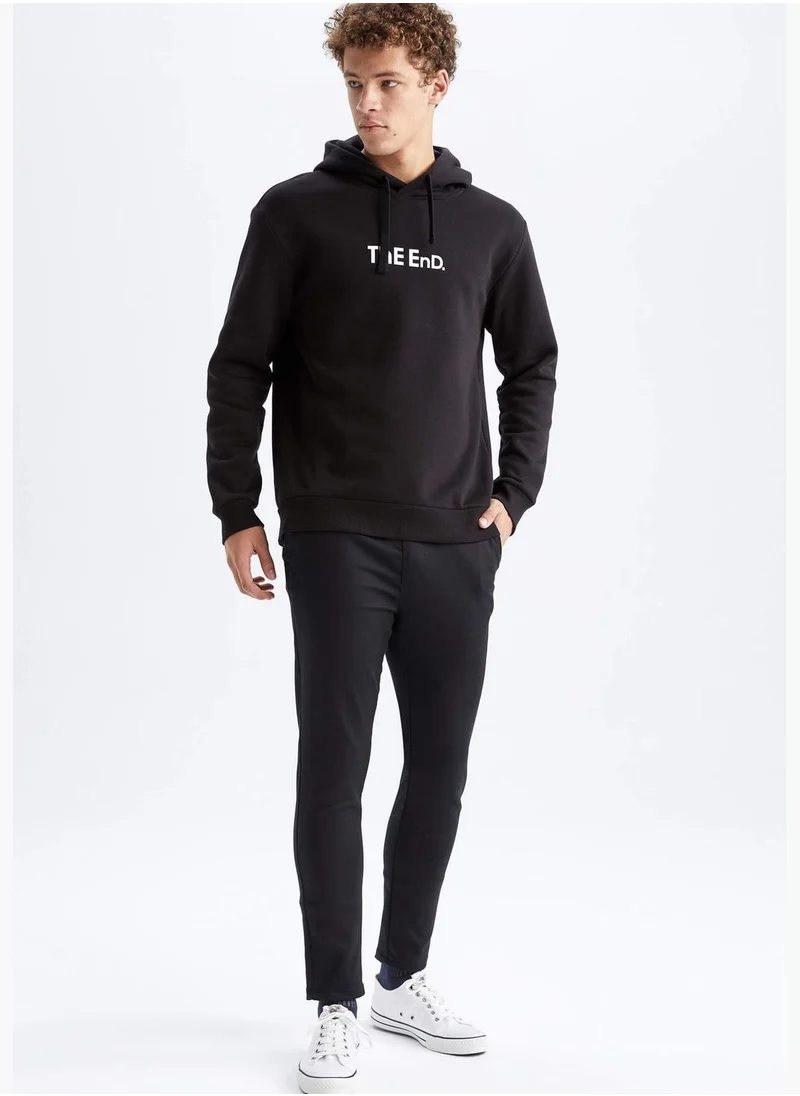 ديفاكتو Jogger Fit Tie Waist Chino Trousers