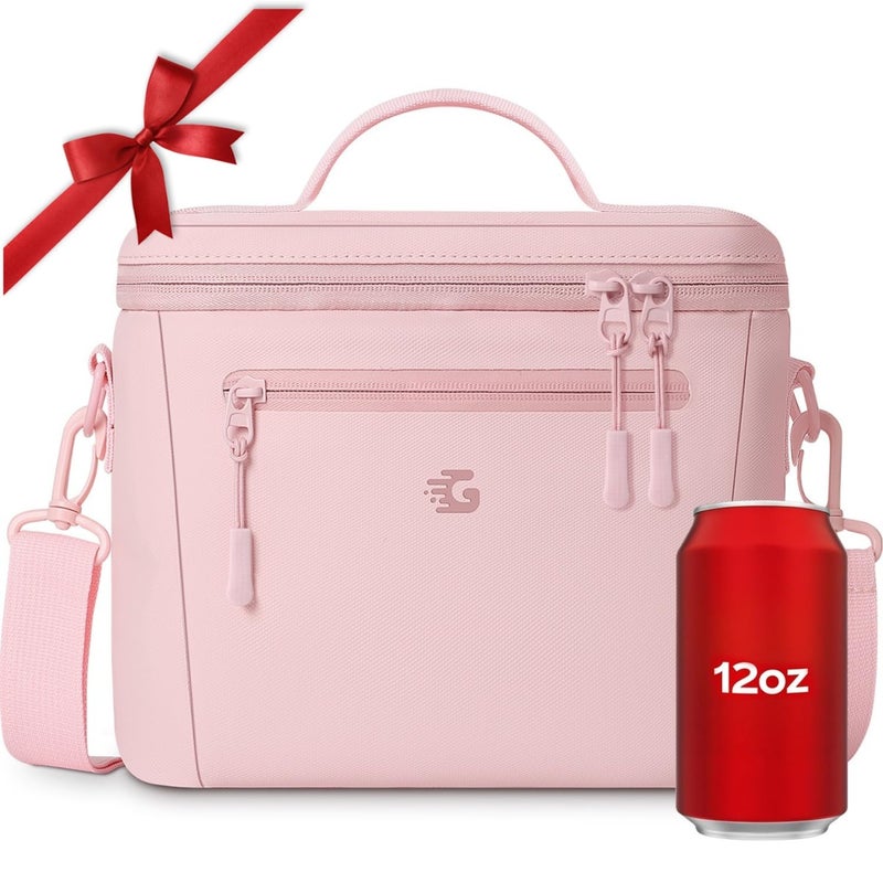 GLORIEROO Insulated Lunch Box Bag Women Girls - Waterproof Leakproof Lightweight Reusable Cooler for School Work Picnic - Back to School - Image 1