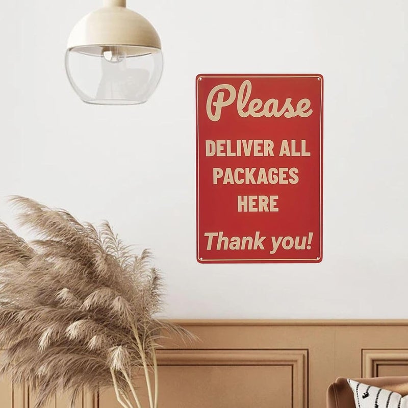 JACKGOLD Customer Pick Up Sign - Quick Install Metal Tin Safety Sign,UV-Resistant, Waterproof, 12” X 8” Customer Pick Up Here Signs for Business Office Home Cafe Man Cave Bar Club Restaurant Hotel - Image 3