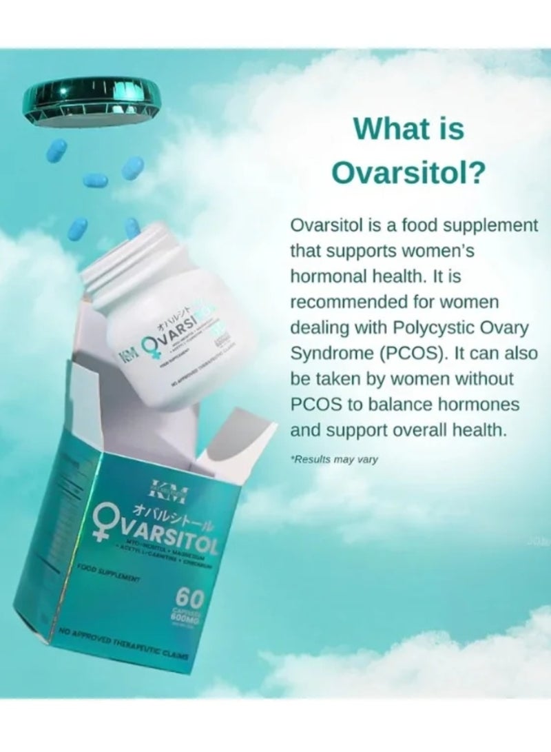 KM Kat Melendez Ovarsitol 600mg 60 Capsules. - Image 4