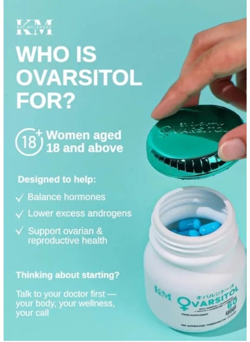 KM Kat Melendez Ovarsitol 600mg 60 Capsules. - Image 3