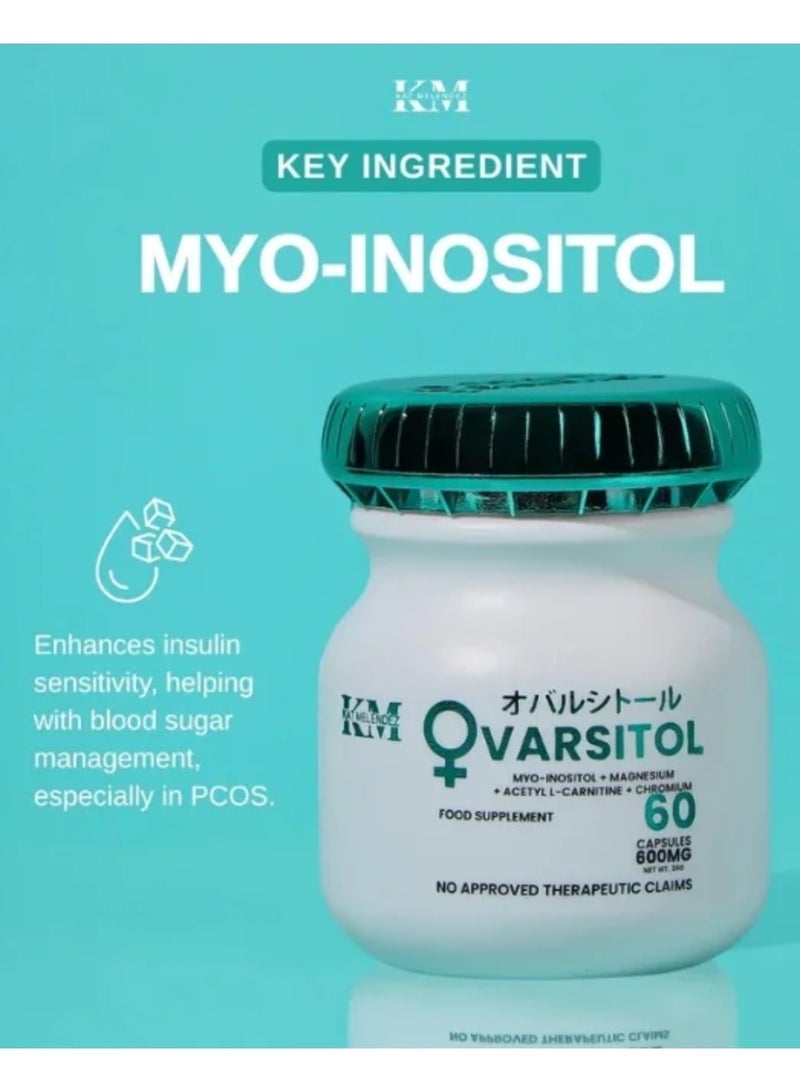 KM Kat Melendez Ovarsitol 600mg 60 Capsules. - Image 5