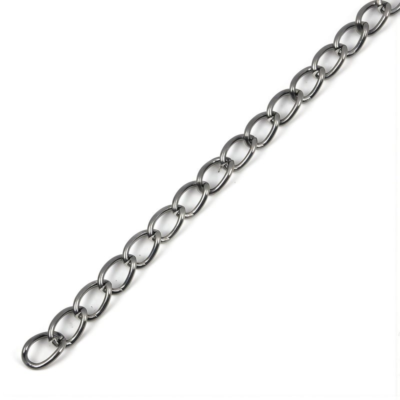 Extender Chain Copper Iron Craft Jewelry Necklace Adjust Gun Black 1000Pcs - Image 1