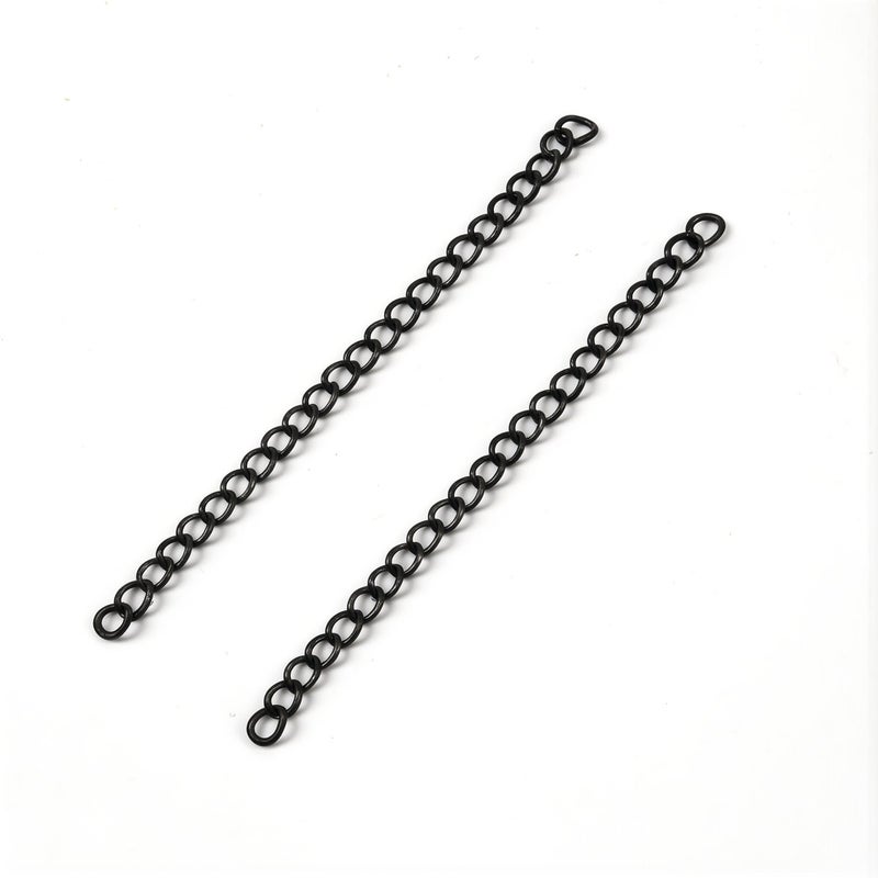 Extender Chain Copper Iron Craft Jewelry Necklace Adjust Gun Black 1000Pcs - Image 2