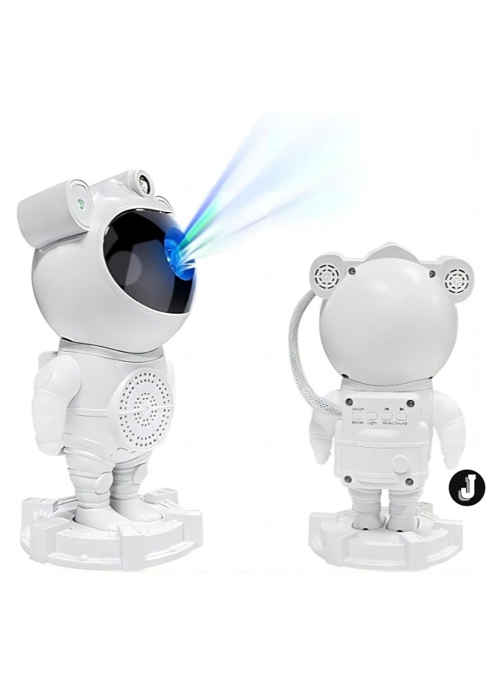 JAJEEK "NEW Star Night Lamp Galaxy Projector – LED Robot Spaceman Design for Kids' Bedroom Ceiling Decoration" - Image 1