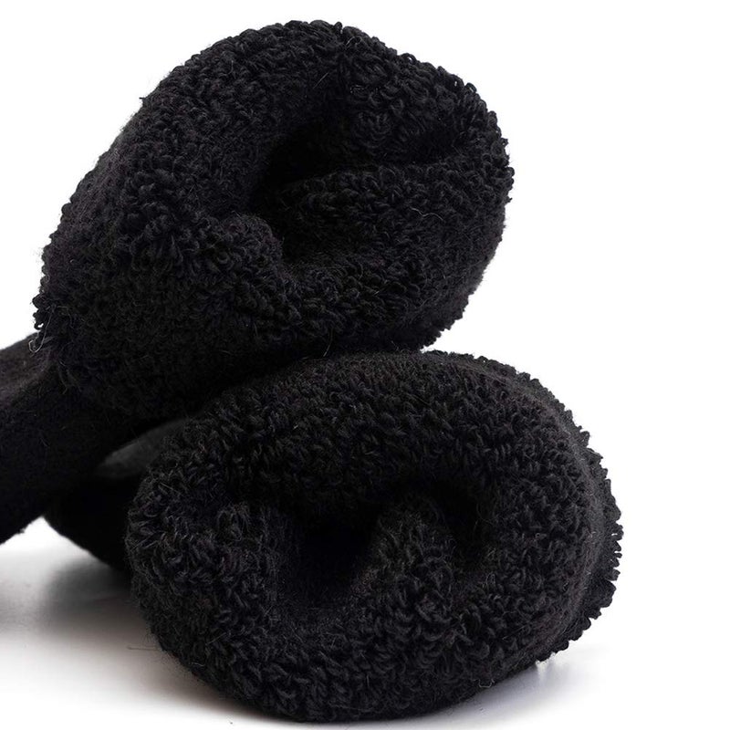 Yoicy Mens Heavy Thick Wool Socks - Soft Warm Comfort Winter Crew Socks (Pack of 3/5),Multicolor,One Size 7-12 - Image 4
