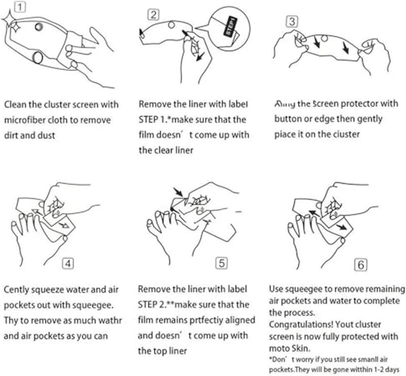 DEMULAX Motorcycle Dashboard Screen Protector - Image 5