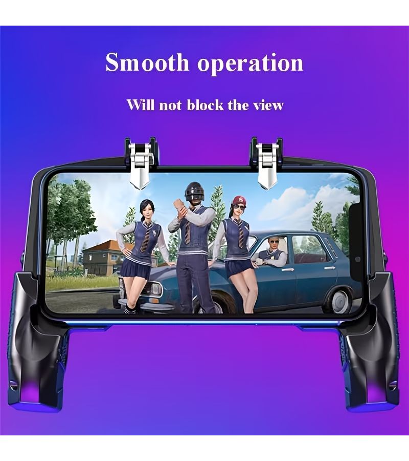 Black Ergonomic Phone Grip Wireless Mobile Game Controller with Trigger for PUBG - Image 4