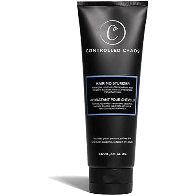 Controlled Chaos LEAVE-IN HAIR CONDITIONER FOR CURLY HAIR, 8OZ - PARABEN & SULFATE FREE, MOISTURIZES & DEFINES EXTRA DRY, CURLY & COARSE HAIR - Image 2