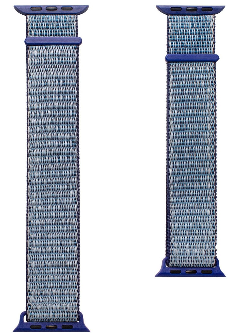 Gear4 سوار رياضي لساعة آبل سلسلة 8/7 (41 مم)، سلسلة 6/SE/5/4 (40 مم) وسلسلة 3/2/1 (38 مم) - أزرق داكن - Image 3