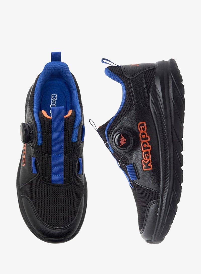 Kappa Boys' Logo Detail Sports Shoes with Rotating Buckle Closure - Image 3