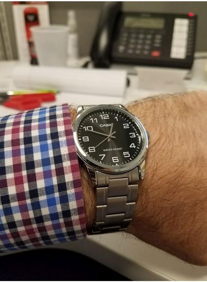 كاسيو ساعة بعقارب ومضادة للماء طراز MTP-V001D-1B رجال - Image 5