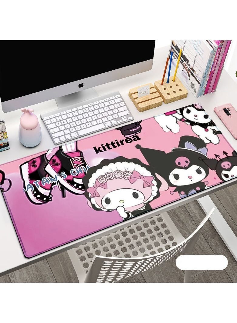 Y&D Kuromi Melody Cinnamoroll Large Gaming Keyboard Mouse Pad Non-Slip Rubber Cloth Computer Game Children Mat For Boys Girls - Image 2