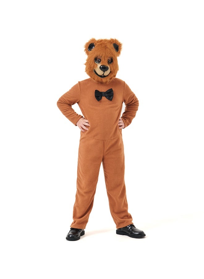 NIBEMINENT Halloween children's costumes: bear animal, MAO MAO costume, brown bear performance costume - Image 1